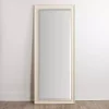 Online Kirklands Home Whitewashed Scoop Maggie Profile Mirror, 28x68 in.