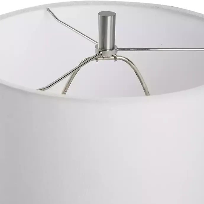 New Kirklands Home washed Textured Ellie Table Lamp White