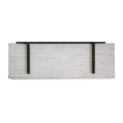 Kirklands Home Whitewashed Wood Floating Shelf, 24 in.