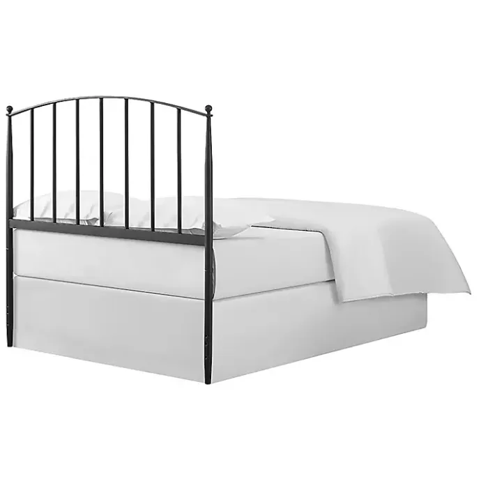 Hot Kirklands Home Whitley Metal Slat Full/Queen Headboard Black