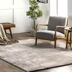 Kirklands Home Whitlow Shag Washable Area Rug, 6x9 Gray