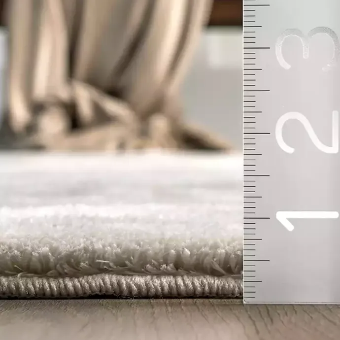 Kirklands Home Whitlow Shag Washable Area Rug, 6x9 Gray
