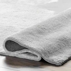 Sale Kirklands Home Whitlow Shag Washable Area Rug, 6x9 Silver