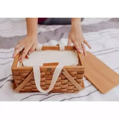 Outlet Kirklands Home Wicker Picnic Basket with Removable Cooler