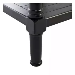 Clearance Kirklands Home Wilbert 3-Drawer Console Table Black