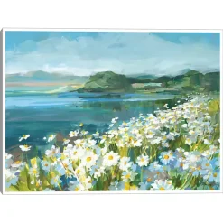 Online Kirklands Home Wild Daisy Bay Framed Canvas Art Print