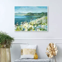 Online Kirklands Home Wild Daisy Bay Framed Canvas Art Print