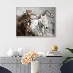 Hot Kirklands Home Wild Ride Framed Canvas Art Print