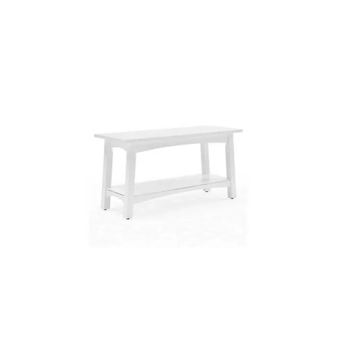 Clearance Kirklands Home Willis Wooden Lower Shelf Bench White