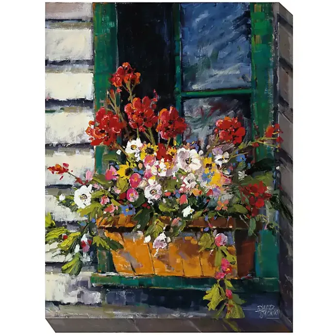 Kirklands Home Window of Color Outdoor Canvas Art Print Multi