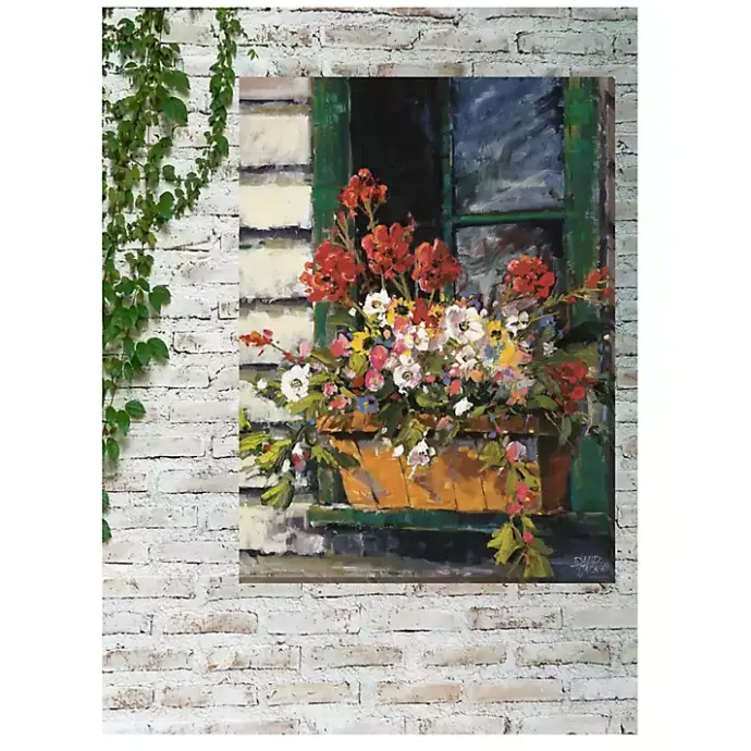 Kirklands Home Window of Color Outdoor Canvas Art Print Multi
