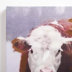 New Kirklands Home Winter Cows Canvas Art Print