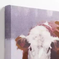 New Kirklands Home Winter Cows Canvas Art Print