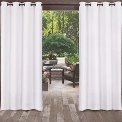 Online Kirklands Home Winter Biscayne Curtain Panel Set, 96 in. White