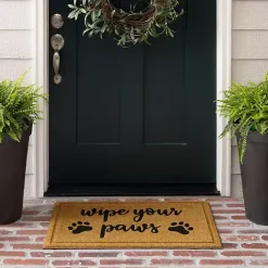Kirklands Home Wipe Your Paws Welcome Mat