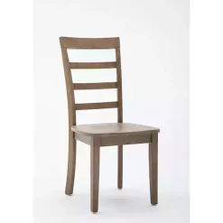 Sale Kirklands Home Wire Brushed Natural Dining Chairs, Set of 2 Brown