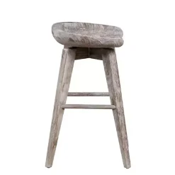 Online Kirklands Home Wirebrushed Barnwood Swivel Counter Stool