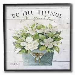 Hot Kirklands Home With Great Love Framed Art Print White