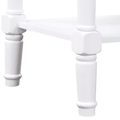 Online Kirklands Home Wood & Traditional Console Table White