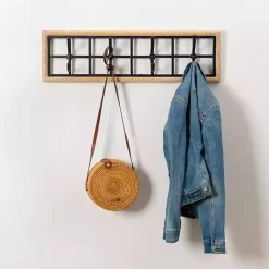 Clearance Kirklands Home Wood and Metal Twisted Frame Hook Rack