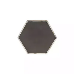 Online Kirklands Home Wood Frame Hexagon Wall Mirror