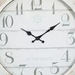 Discount Kirklands Home Wood Ship Wheel Wall Clock