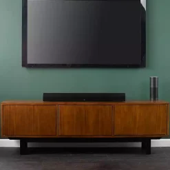 Sale Kirklands Home Wooden 3-Door Media Cabinet Brown