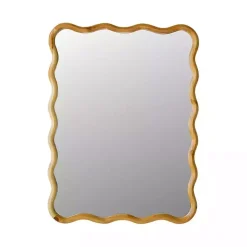 New Kirklands Home Wooden Squiggle Wall Mirror