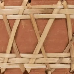 Best Kirklands Home Woven Diamond Terracotta Planter Tan