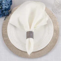 Discount Kirklands Home Woven Indigo 4-pc. Napkin Ring Set