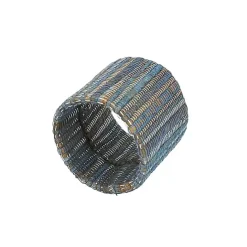 Discount Kirklands Home Woven Indigo 4-pc. Napkin Ring Set
