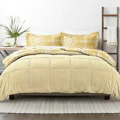 Clearance Kirklands Home Daisy Medallion King 3-pc. Comforter Set Yellow