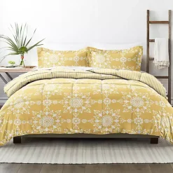 Outlet Kirklands Home Daisy Medallion Twin 3-pc. Comforter Set Yellow