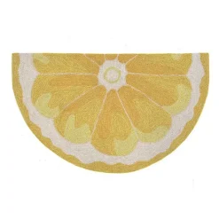 Online Kirklands Home Yellow Lemon Indoor/Outdoor Accent Rug, 2x3