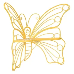 Online Kirklands Home Metal Butterfly Garden Chair Yellow