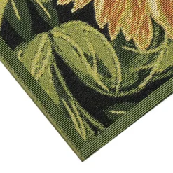 Kirklands Home Yellow Sunflower Indoor/Outdoor Runner, 1x4