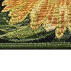 Kirklands Home Yellow Sunflower Indoor/Outdoor Runner, 1x4
