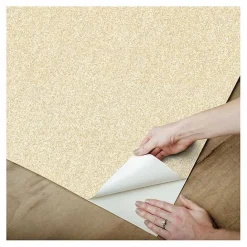 Sale Kirklands Home Textured Cross Woven Peel & Stick Wallpaper Yellow