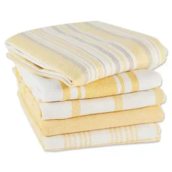 Online Kirklands Home Yellow Woven Assorted Dishtowels, Set of 5