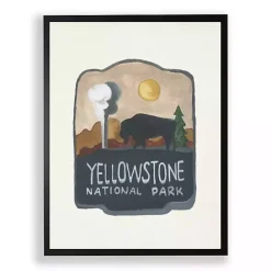 Best Kirklands Home Yellowstone National Park Framed Art Print