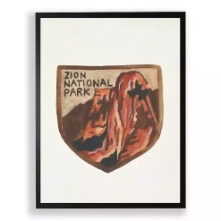 New Kirklands Home Zion National Park Framed Art Print